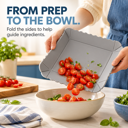 🥗 Foldable Silicone Cutting Mat & Serving Tray