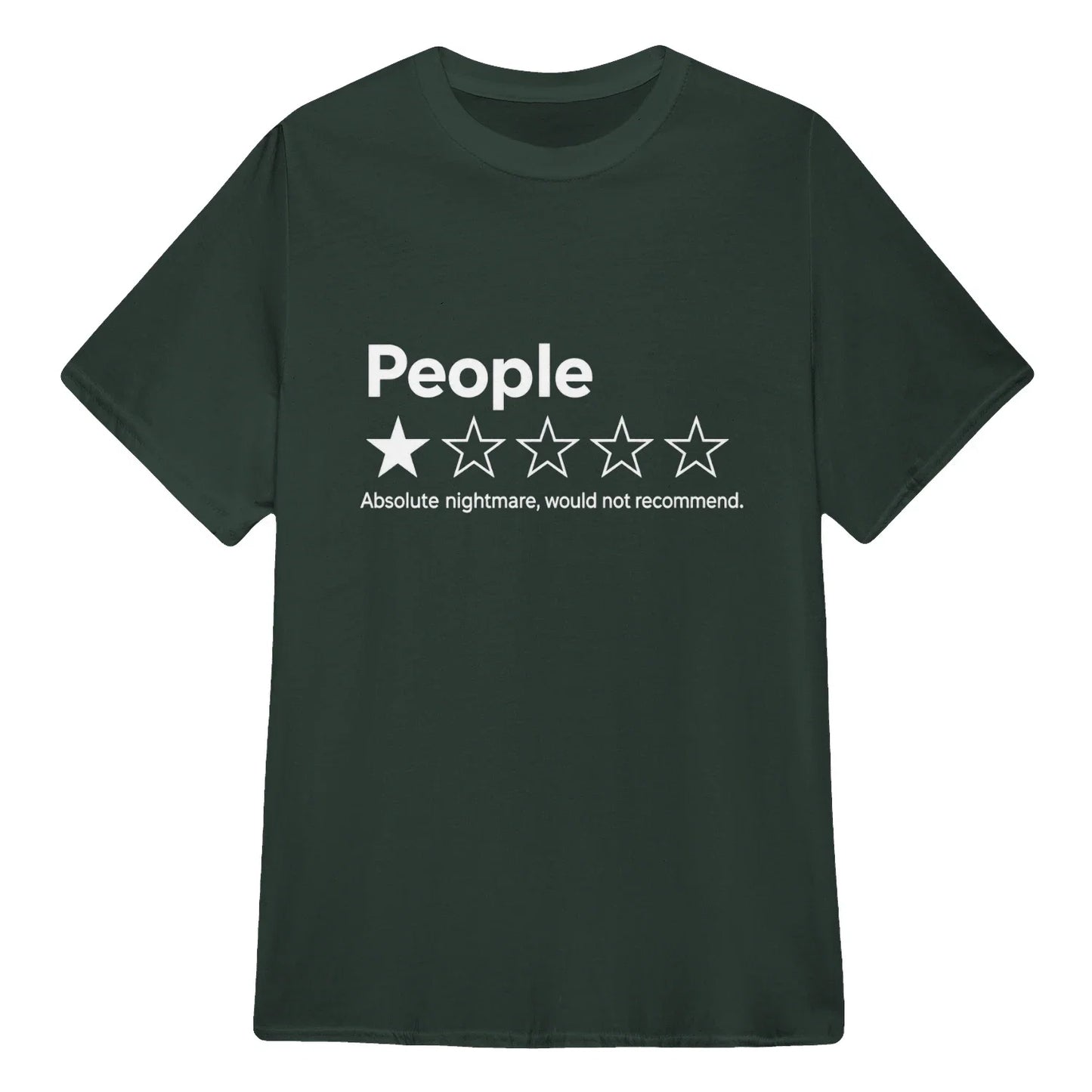 TYIIPRO™ People ★☆☆☆☆ Funny Graphic T-Shirt | Premium 200G Heavyweight Cotton Unisex Tee