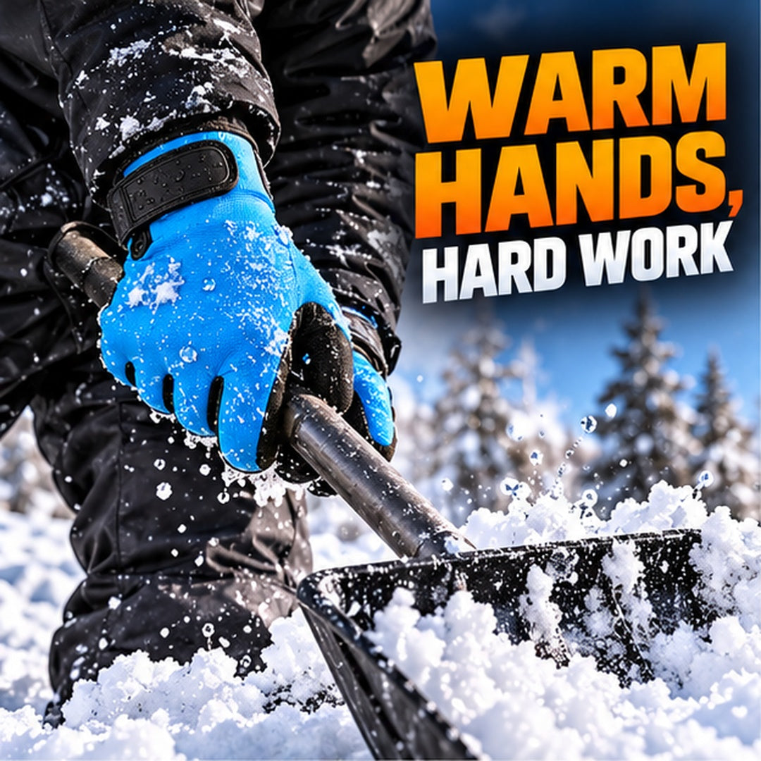 TYII™ Heavy-Duty Waterproof Insulated Work Gloves – Non-Slip Latex Grip for Gardening & Outdoor Work