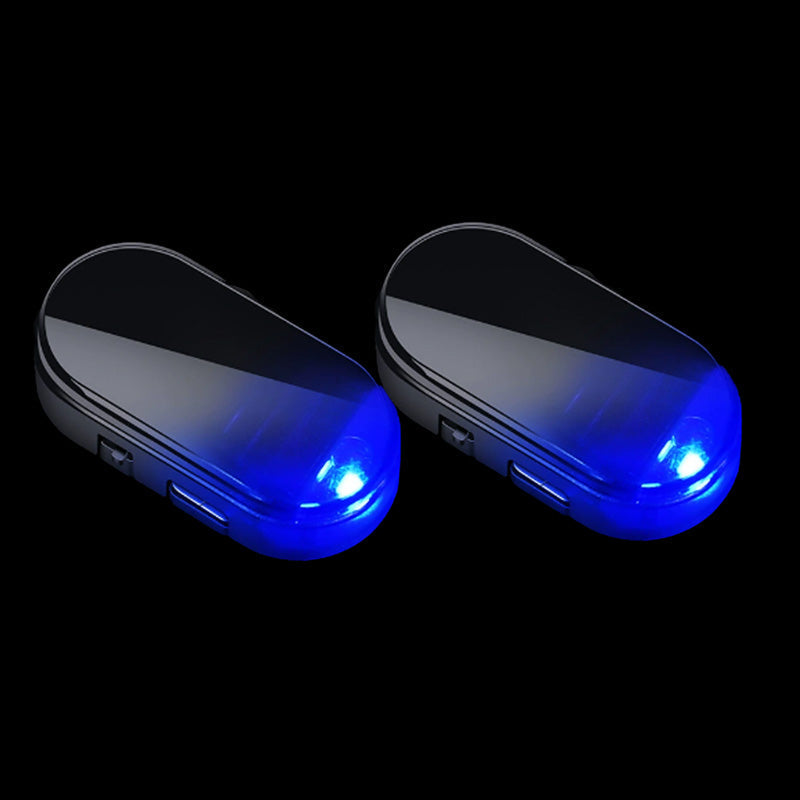 Solar Car Anti-Theft Light – solar + USB charged, auto-flashes at night. Realistic LED mimics active alarm – deters thieves without wiring. Heat-resistant, stick & go! 🛡️💡