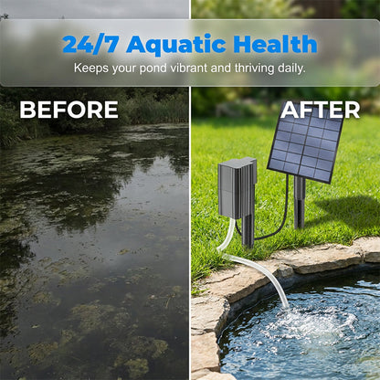 TYIIPRO™ Solar Pond Aerator with Air Pump