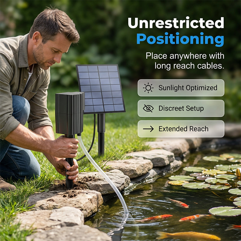TYIIPRO™ Solar Pond Aerator with Air Pump