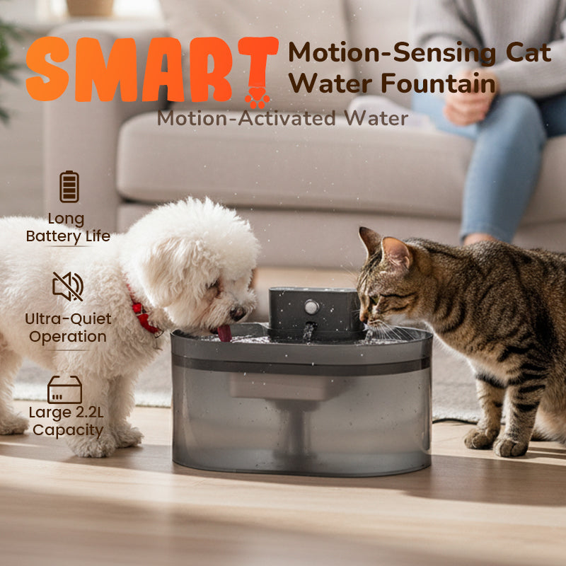 TYIIPRO™ Smart Motion-Sensing Cat Water Fountain