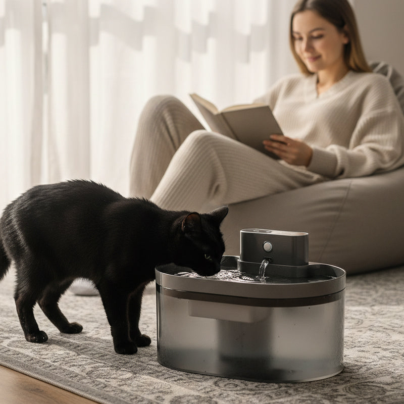 TYIIPRO™ Smart Motion-Sensing Cat Water Fountain