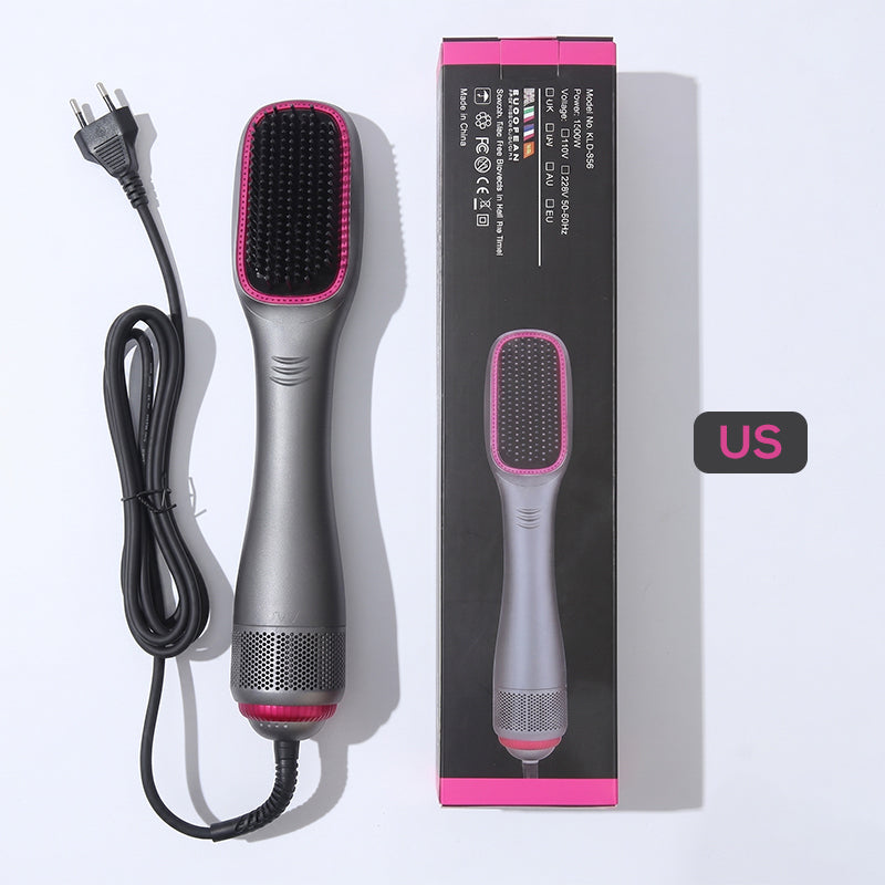 Professional 3-in-1 Hot Air Brush – Dry, Detangle & Volumize in One Step ✨