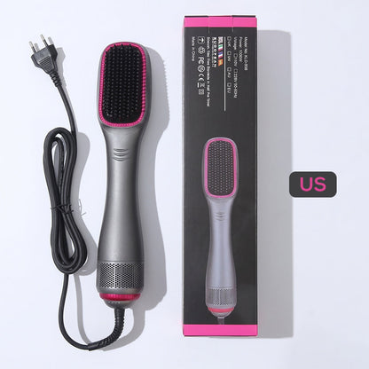 Professional 3-in-1 Hot Air Brush – Dry, Detangle & Volumize in One Step ✨