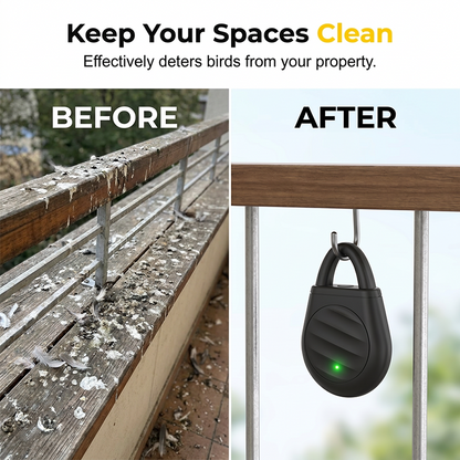 No more trouble from birds, beasts and locusts！Portable Ultrasonic Bird Repellent Keychain