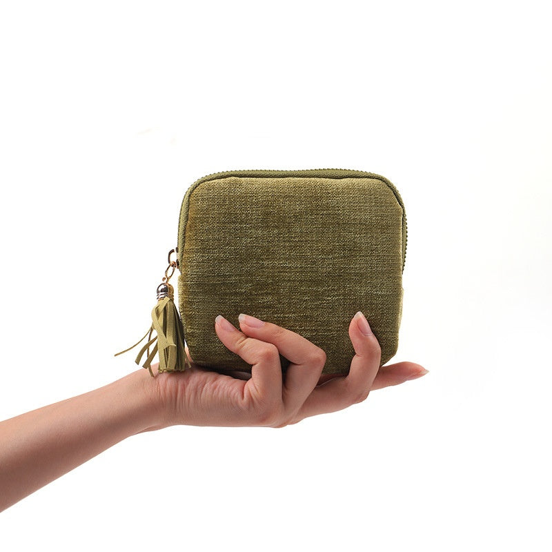 Mini Travel Jewelry Bag with Zipper – Compact Jewelry Organizer for Rings, Earrings & Necklaces
