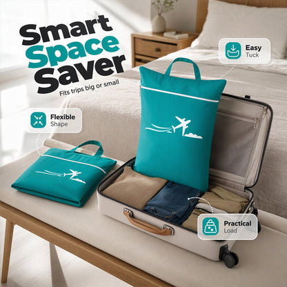 🧳Tyiipro™ Large Waterproof Travel Laundry Bag – 2 Pack | Wet & Dry Separation Organizer