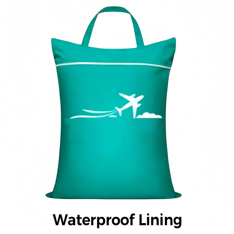 🧳Tyiipro™ Large Waterproof Travel Laundry Bag – 2 Pack | Wet & Dry Separation Organizer