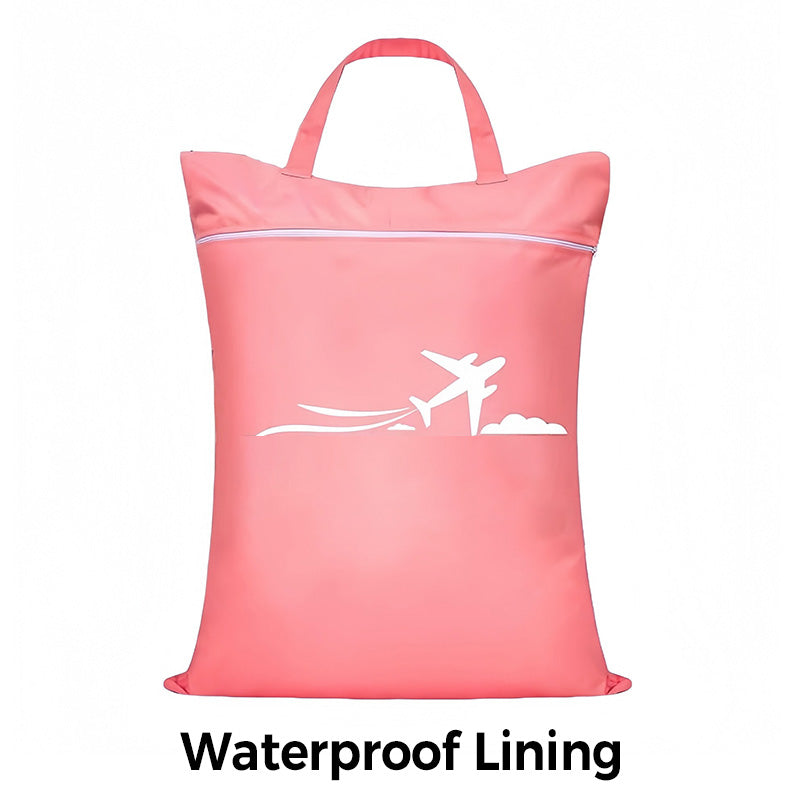 🧳Tyiipro™ Large Waterproof Travel Laundry Bag – 2 Pack | Wet & Dry Separation Organizer