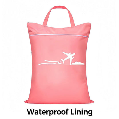 🧳Tyiipro™ Large Waterproof Travel Laundry Bag – 2 Pack | Wet & Dry Separation Organizer