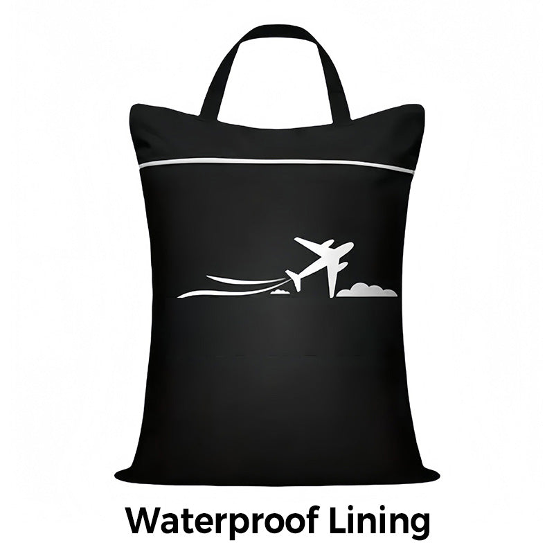 🧳Tyiipro™ Large Waterproof Travel Laundry Bag – 2 Pack | Wet & Dry Separation Organizer