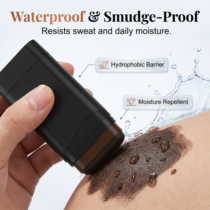 Waterproof Hair & Beard Color Filler Stick – Instant Gray Coverage with Comb Applicator