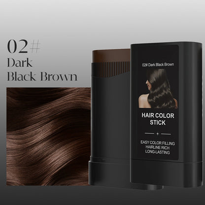 Waterproof Hair & Beard Color Filler Stick – Instant Gray Coverage with Comb Applicator