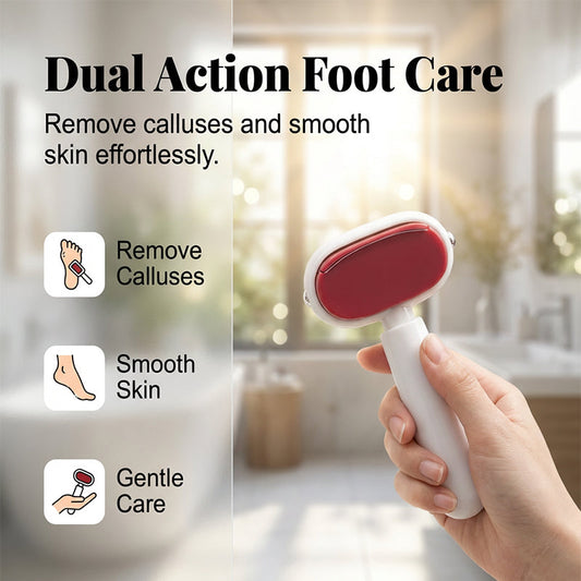 Double-Sided Foot Scraper – Easily Removes Calluses and Dead Skin ✨🦶