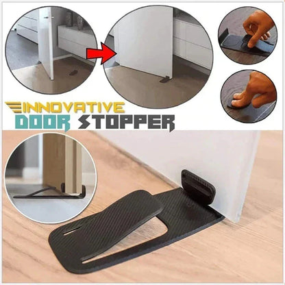2-Pack Door Stopper Protector –  No-drill, residue-free & holds doors open. Safe & simple – stock up & save! 🏠✅