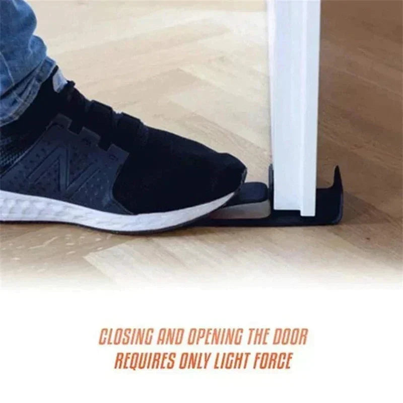 2-Pack Door Stopper Protector –  No-drill, residue-free & holds doors open. Safe & simple – stock up & save! 🏠✅