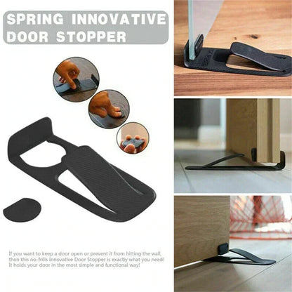 2-Pack Door Stopper Protector –  No-drill, residue-free & holds doors open. Safe & simple – stock up & save! 🏠✅