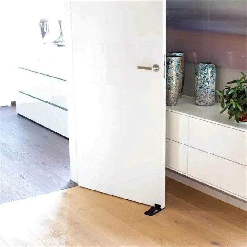 2-Pack Door Stopper Protector –  No-drill, residue-free & holds doors open. Safe & simple – stock up & save! 🏠✅