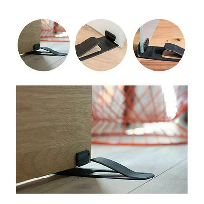 2-Pack Door Stopper Protector –  No-drill, residue-free & holds doors open. Safe & simple – stock up & save! 🏠✅