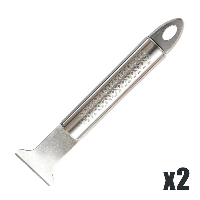 Multi-Purpose Stainless Steel Scraper – Heavy-Duty Ice & Grease Removal Tool