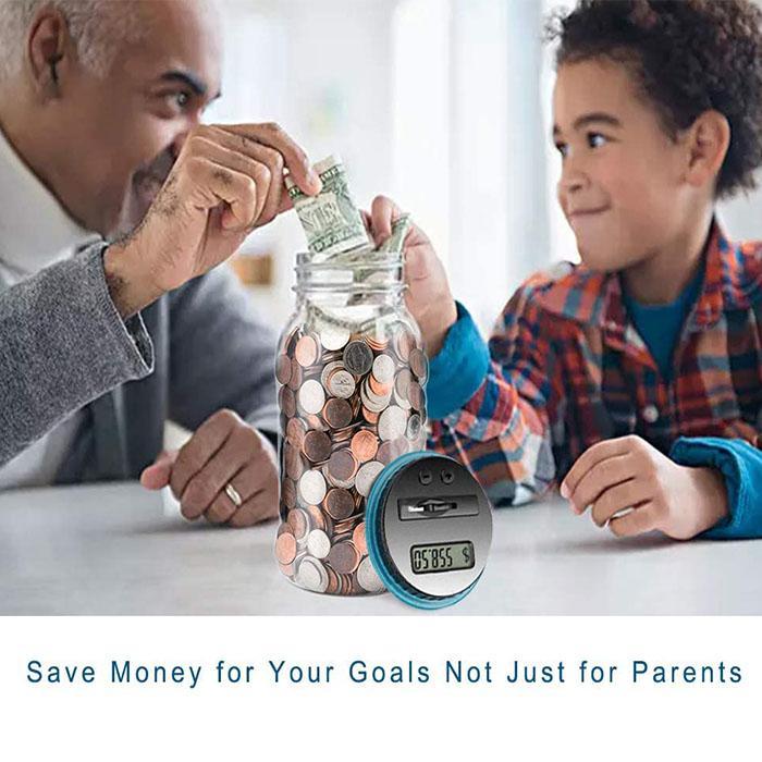 Digital Coin Bank with Automatic Counting