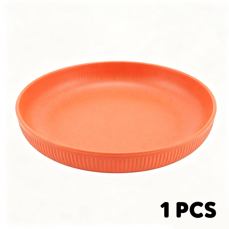 Tyiipro™ Unbreakable Wheat Straw Dinner Plates