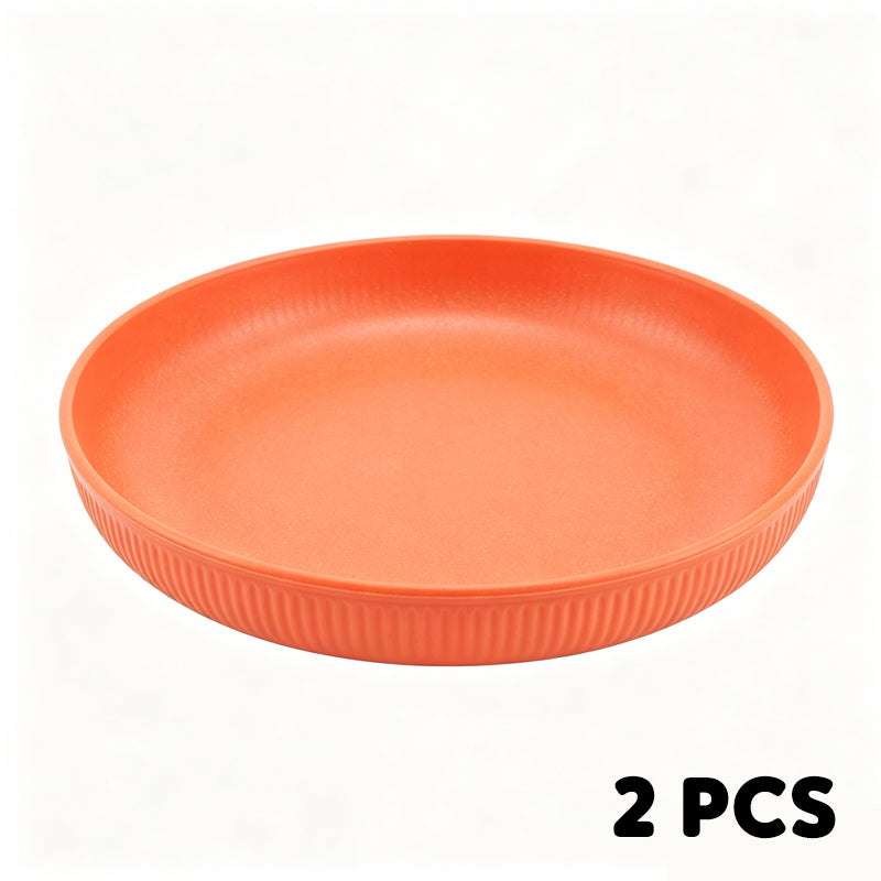 Tyiipro™ Unbreakable Wheat Straw Dinner Plates