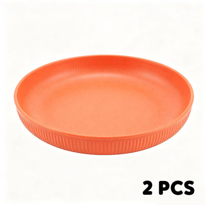 Tyiipro™ Unbreakable Wheat Straw Dinner Plates