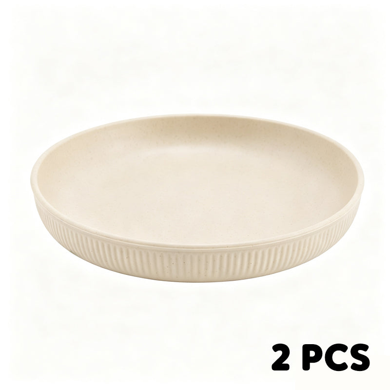 Tyiipro™ Unbreakable Wheat Straw Dinner Plates