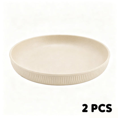 Tyiipro™ Unbreakable Wheat Straw Dinner Plates
