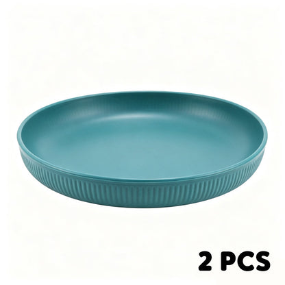 Tyiipro™ Unbreakable Wheat Straw Dinner Plates