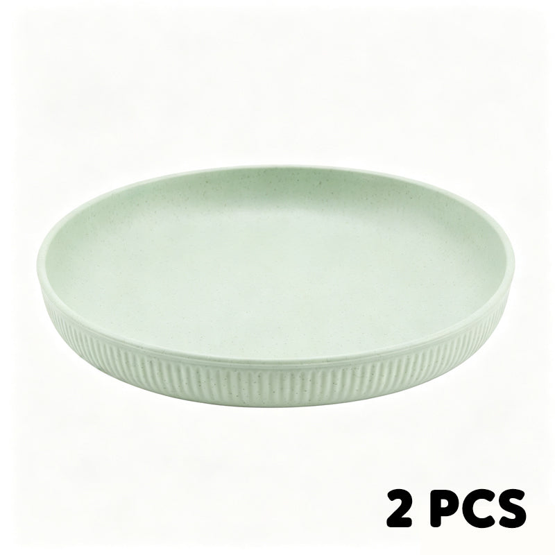 Tyiipro™ Unbreakable Wheat Straw Dinner Plates