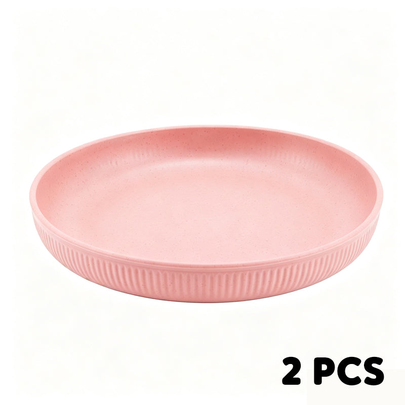 Tyiipro™ Unbreakable Wheat Straw Dinner Plates