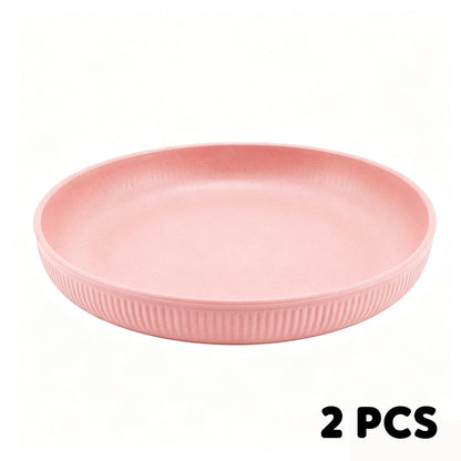 Tyiipro™ Unbreakable Wheat Straw Dinner Plates