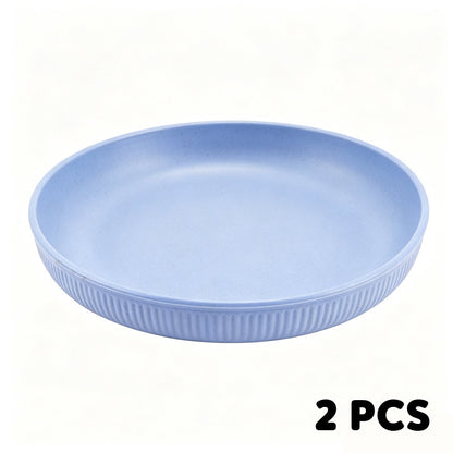 Tyiipro™ Unbreakable Wheat Straw Dinner Plates