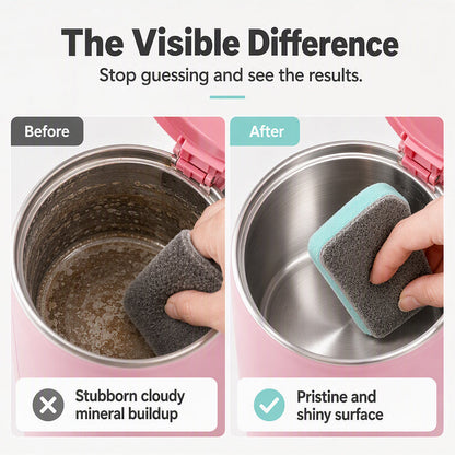 Limescale Magic Eraser Cleaning Sponge – Chemical-Free Hard Water Stain Remover