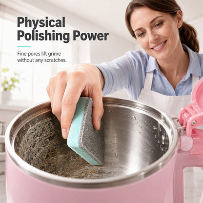 Limescale Magic Eraser Cleaning Sponge – Chemical-Free Hard Water Stain Remover