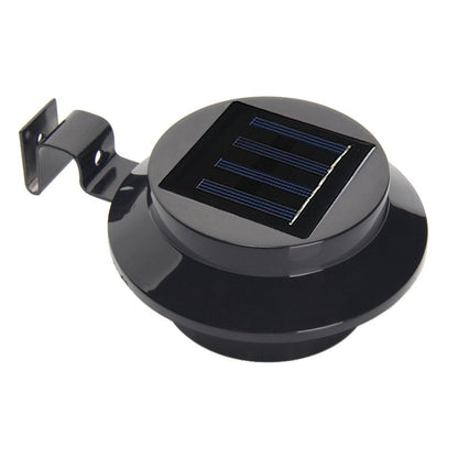 Tyiipro™ 3-LED Solar Outdoor Lights – Weatherproof Garden, Fence & Gutter Lights with Auto/Manual On/Off