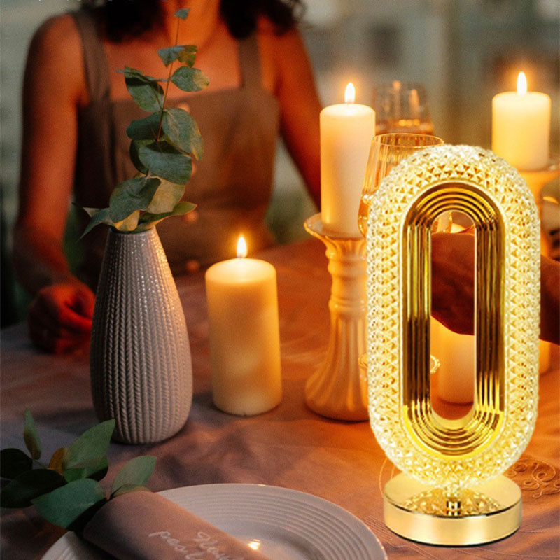 Rechargeable Touch Bedside Lamp – 3-Color LED Night Light
