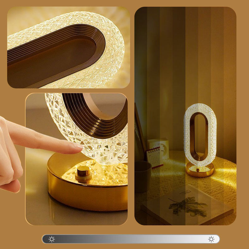 Rechargeable Touch Bedside Lamp – 3-Color LED Night Light