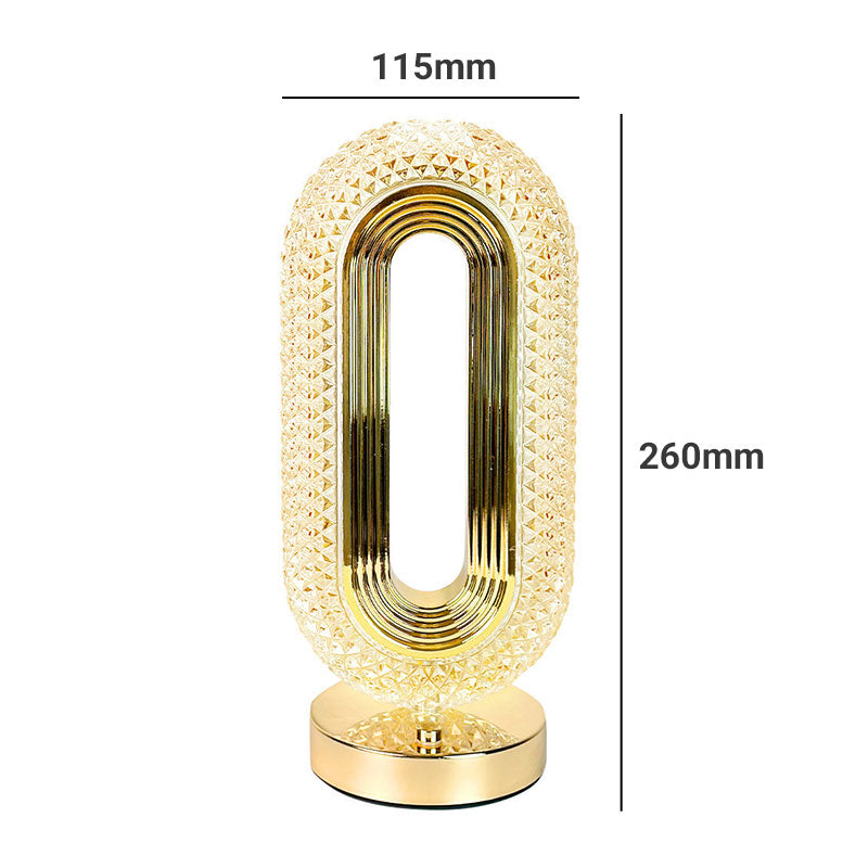 Rechargeable Touch Bedside Lamp – 3-Color LED Night Light