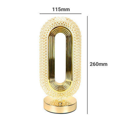 Rechargeable Touch Bedside Lamp – 3-Color LED Night Light