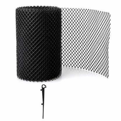 Gutter Guard Mesh Roll – Leaf Filter Net with Fixing Pegs