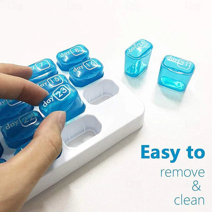 31-Day Detachable Monthly Pill Organizer